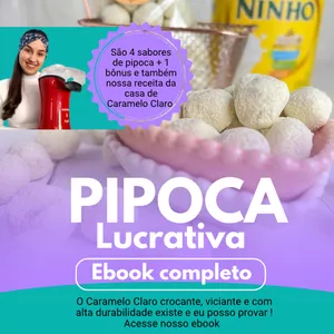 Imagem de capa para o Ebook POP Pipocas Gourmet | Ebook 