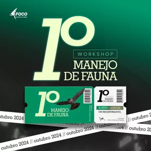 Imagem de capa para o Evento presencial 1º Workshop Manejo de Fauna | No Foco