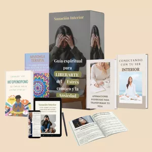 Imagen de portada para Curso online Sanación Interior : Guía espiritual para liberarte del Estrés crónico y la Ansiedad