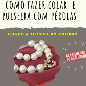 Imagem do curso Como fazer Colar e Pulseira de Pérolas 