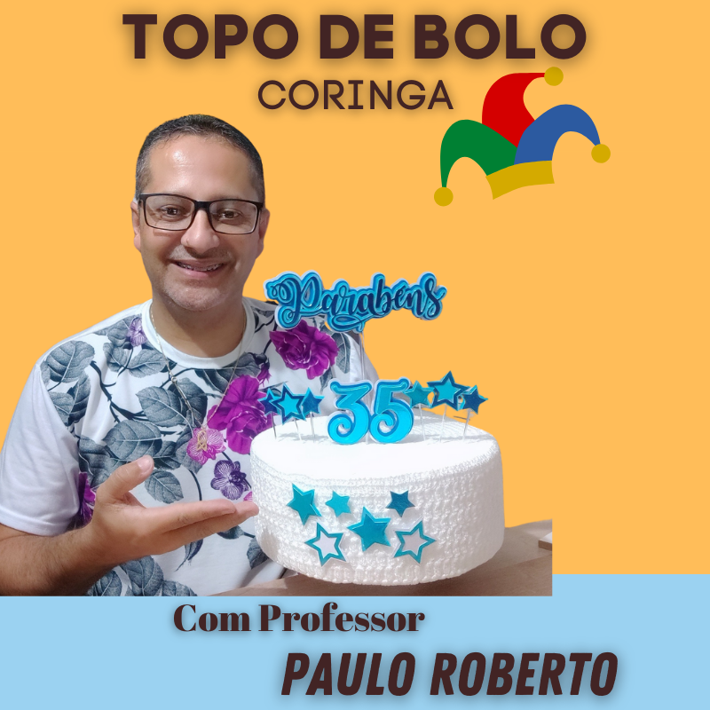 Topo de Bolo Coringa