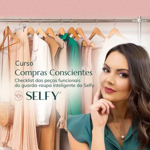 Imagem de capa para o Curso online Compras Conscientes - Checklist do Guarda Roupa Inteligente