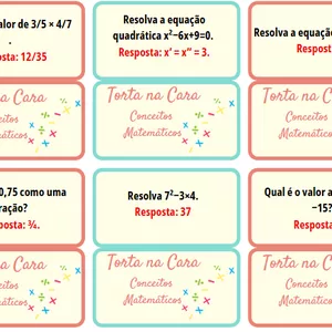 Imagem de capa para o Ebook Torta na Cara - Conceitos Matemáticos