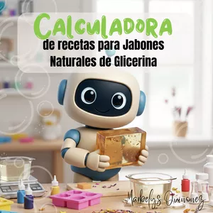 Imagen de portada para Curso online Calculadora de Recetas para Jabones Naturales de Glicerina