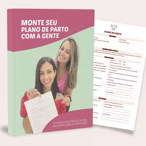 Imagem de capa para o Ebook Monte seu plano de parto com a gente!!