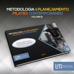 Imagem principal do produto Metodologia & Planejamento Pilates Contemporâneo - Planejamento anual Mat Pilates - Volume 01 + Volume 03