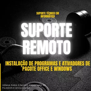 Imagem de capa para o Serviço online Suporte Remoto de Instalação de Software e Ativadores de Programas como Office