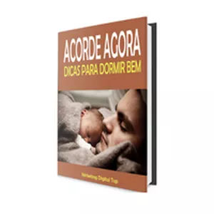 Imagem de capa para o Ebook Acorde Agora Dicas para dormir bem 