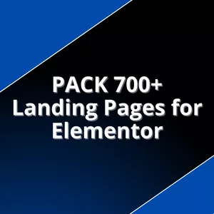 Cover image for Online course PACK 700+ Landing Pages for Elementor