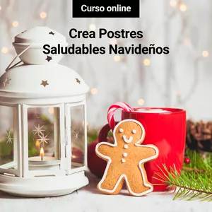 Imagen de portada para Curso online Postres Saludables Navideños