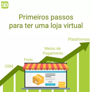 Primeiros passos para ter uma loja virtual por 5D