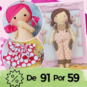 Imagem de capa para o Curso online Vídeo Aula Boneca Joy.