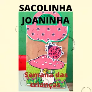 Imagem de capa para o Ebook KIT SACOLINHA JOANINHA SEMANA DAS CRIANÇAS
