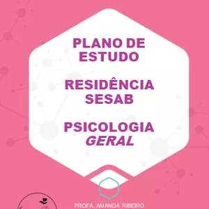 Imagem de capa para o Ebook PLANO DE ESTUDO- RESIDÊNCIA SESAB - PSICOLOGIA GERAL