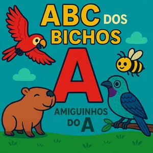 Imagem de capa para o Ebook ABC DO BICHOS: AMIGUINHOS DO A
