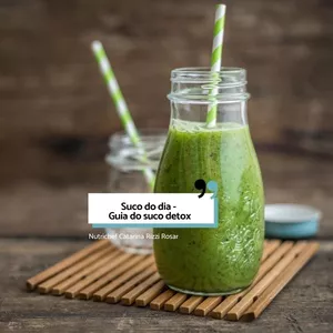 Imagem de capa para o Ebook Suco do dia - Guia do suco detox