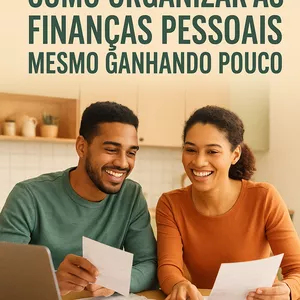 Imagem de capa para o Ebook Como Organizar as Finanças Pessoais Mesmo Ganhando Pouco