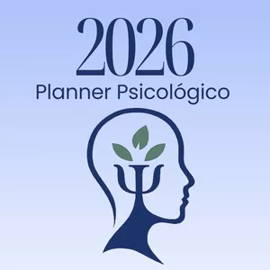 Imagem de capa para o Ebook Planner Psicológico 2026 – Autoconhecimento Guiado