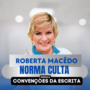 Imagem de capa para o Curso online NORMA CULTA: CONVENÇÕES DA ESCRITA
