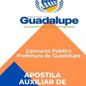 Imagem de capa para o Ebook Apostila SERVIÇOS GERAIS Prefeitura de Guadalupe -PI