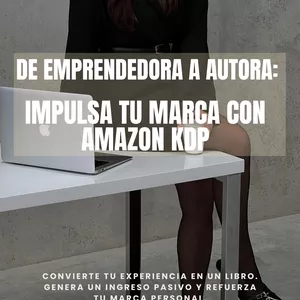 Imagen de portada para Ebook De Emprendedora a autora. Impulsa tu marca con Amazon KDP