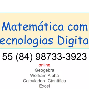 Imagem de capa para o Curso online Matemática com Tecnologias Digitais