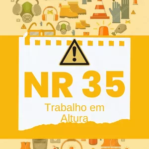 Imagem de capa para o Curso online NR 35 - SEGURANÇA EM trabalho em Altura -  CERTIFICADO IMEDIATO