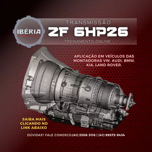 Imagem de capa para o Curso online Curso:  Transmissões ZF 6HP26/28