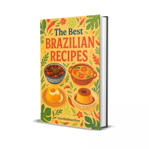 Cover image for Ebook the top Brazilian recipes 