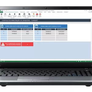 Imagem de capa para o Curso online Planilha Excel contrele de manutenção de geradores e agendamento para próximas manutenções