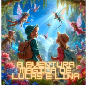 Imagem de capa para o Ebook A Aventura Mágica de Lucas e Lina