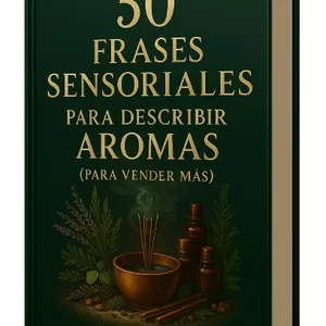 Imagen de portada para Ebook 50 Frases Sensoriais para Describir Aromas (Para Vender Más)