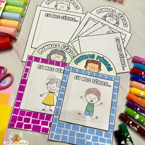 Imagem de capa para o Ebook Atividade interativa “Minhas Férias”