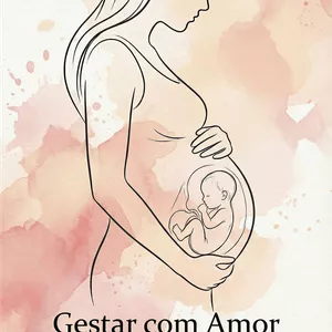 Imagem de capa para o Ebook Gestar com amor e consiência - O Guia Completo da Gravidez Para Mães de Primeira Viagem