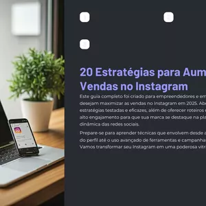 Imagem de capa para o Curso online 20 Estratégias para Vender ( assinatura )