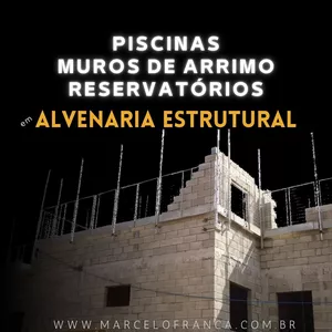 Imagem de capa para o Curso online PISCINAS, ARRIMOS e RESERVATÓRIOS em ALVENARIA ESTRUTURAL