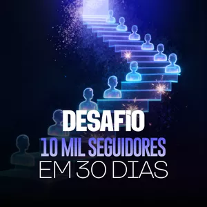 Imagem de capa para o Curso online DESAFIO DE 10 MIL SEGUIDORES EM 30 DIAS