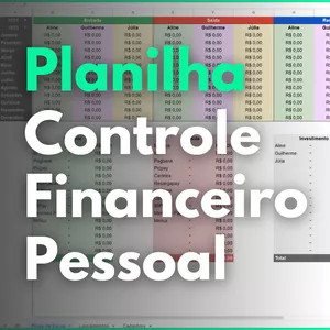Imagem de capa para o Curso online Planilha de Controle Financeiro Pessoal - Google Planilhas