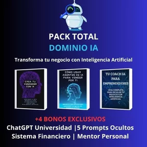 Imagen de portada para Ebook Convierte tu Negocio y tu Mente en una MÁQUINA DE RESULTADOS con los 3 eBooks: Vendedor IA, Agente IA y Coach IA