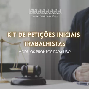 Imagem do curso Kit de Petições Iniciais Trabalhistas