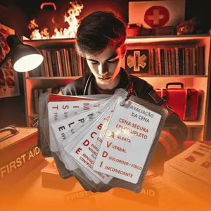 Imagem de capa para o Curso online FLASH CARD BOMBEIRO