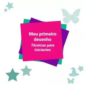 Imagem de capa para o Ebook E-book Meu primeiro desenho - Técnicas para iniciantes