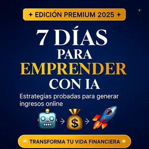 Imagen de portada para Ebook 7 Días para Emprender con IA