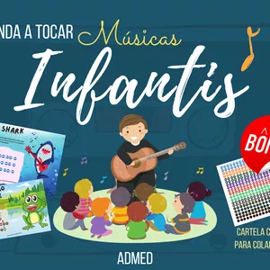 Imagem de capa para o Curso online Aprenda a Tocar músicas infantis no TECLADO