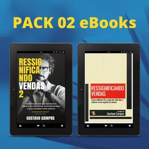 Imagem de capa para o Ebook Pack eBooks Ressignificando Vendas 1 e 2