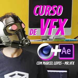 Imagem de capa para o Curso online VFX - After effects e Cinema 4D