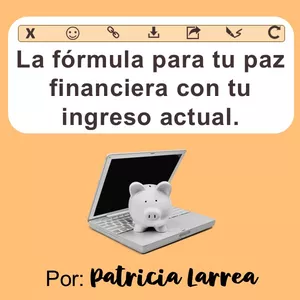 Imagen de portada para Curso online La fórmula para tu paz financiera con tu ingreso actual.