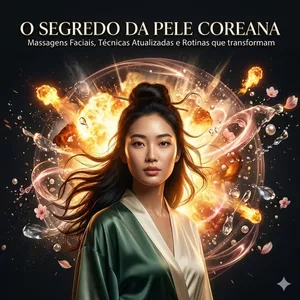Imagem de capa para o Ebook O segredo da Pele Coreana/ Massagens Faciais, Técnicas Atualizadas e Rotinas que Transformam