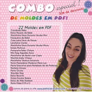 Imagem de capa para o Curso online COMBO ESPECIAL -19 MOLDES