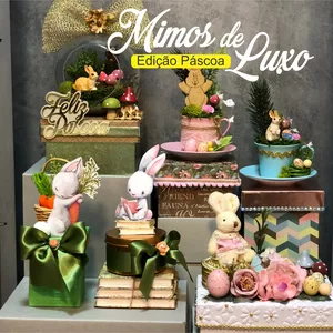 Imagem de capa para o Curso online CURSO EXPRESS -Mimos de Luxo Tema Páscoa - 6 vídeo-aulas